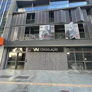 Consolacao Grey Box - De Luxo No Centro - Ar Condicionado - Cama Queen - Maquina De Lavar - Prox Metro- Cozinha Completa - Wifi 500mbps - 7 Andar São Paulo